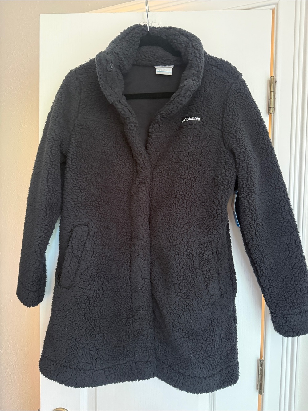 Columbia Women's Black Teddy Sherpa Coat New with Tags